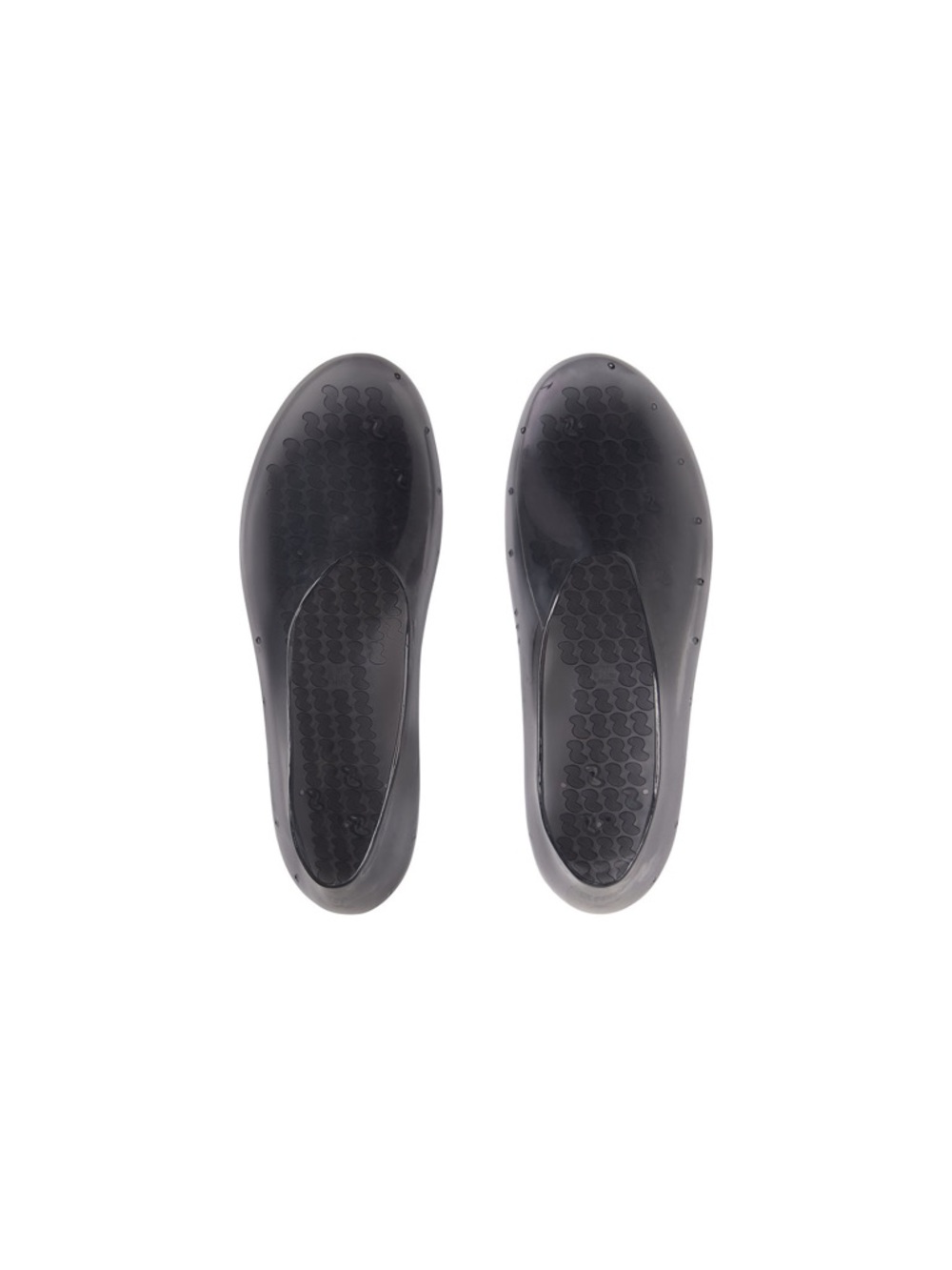 SKIMS Onyx Transparent Black Jelly Slip-On Flats - Picture 2 of 4